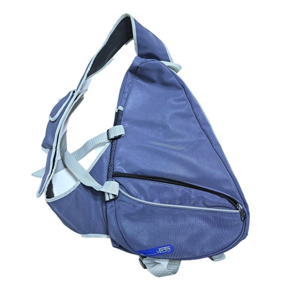 VECTRA Healthy Back Sling Backpack Blue Shoulder Crossbody Messenger Bag